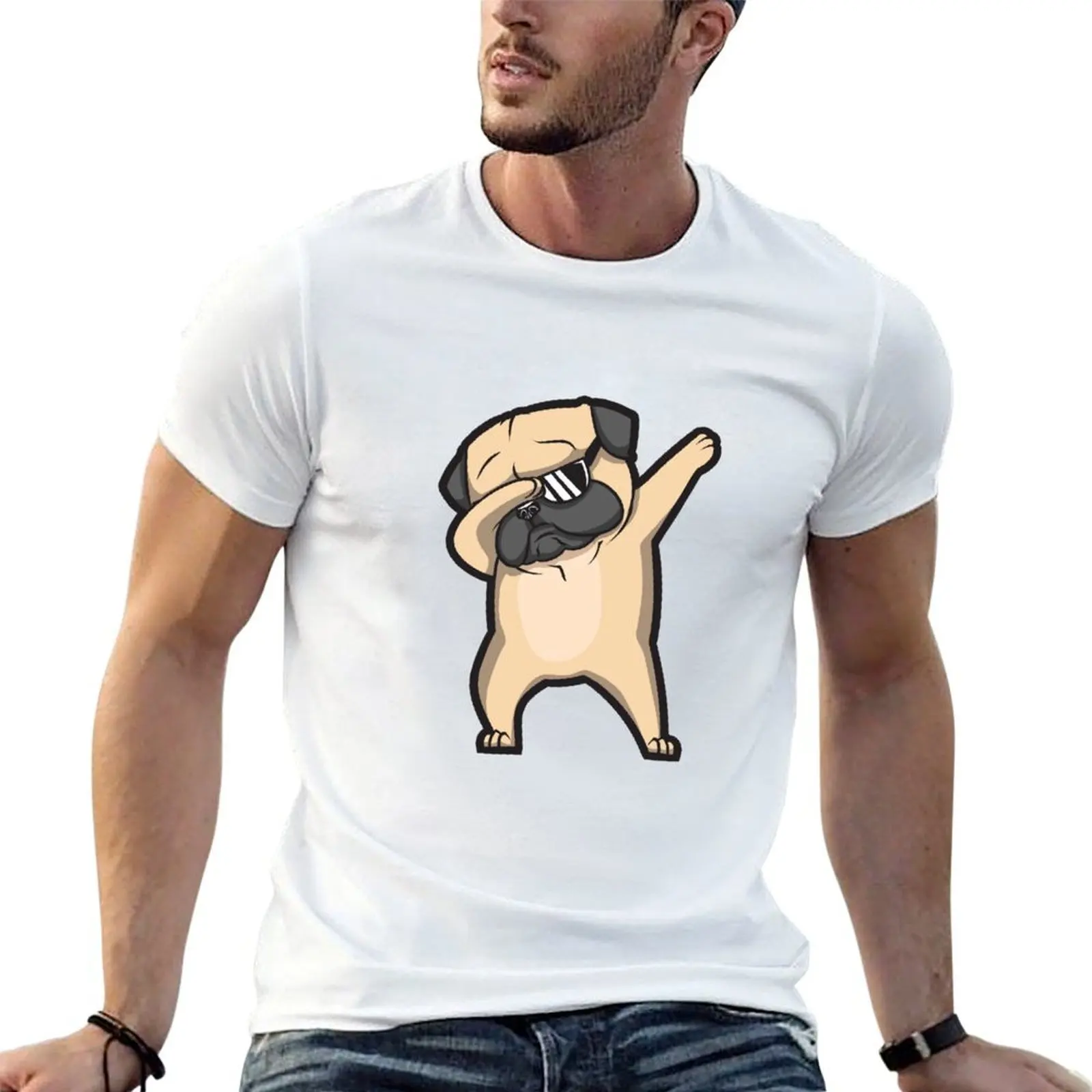 Dabbing Pug T-Shirt t shirt man cotton t shirt custom print man t shirt heavy cotton T-shirt
Dabbing Pug T-Shirt t shirt man cotton t shirt custom print man t shirt heavy cotton T-shirt