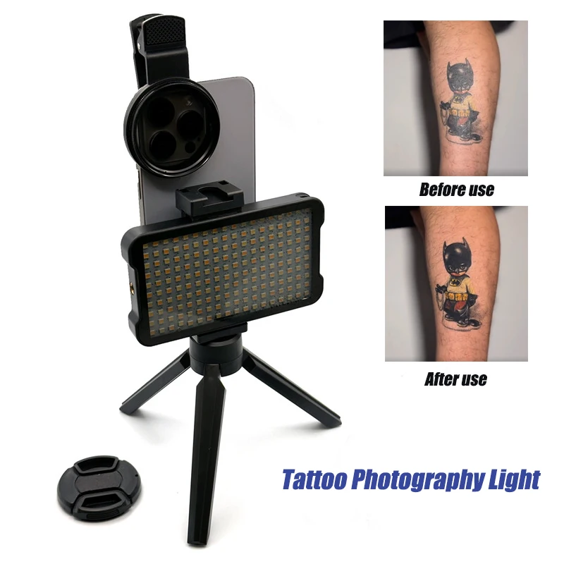 Tattoo Artist Professional Photography Fill Light Selfie Kit Enhance Optimizes Tattoo Images Saturation Filter Effect Equipment
Tattoo Artist Professional Photography Fill Light Selfie Kit Enhance Optimizes Tattoo Images Saturation Filter Effect Equipment