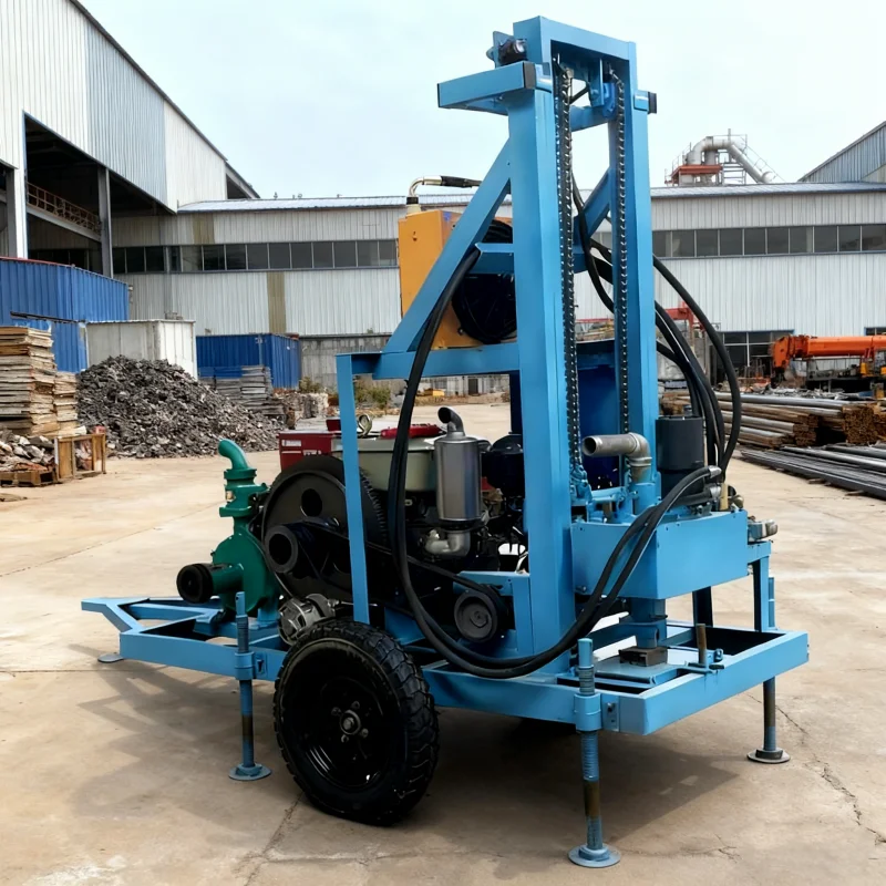 Customized High Quality Portable Diesel Full Hydraulic Well Drilling Rig For Small Portable Deep Water Pump For Small Scales
Customized High Quality Portable Diesel Full Hydraulic Well Drilling Rig For Small Portable Deep Water Pump For Small Scales