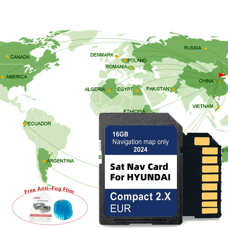 2024 для Hyundai H1/i20/Santa Fe/Grand Santa Fe/Tucson GEN2 Navigation Compact 2.X Sat Nav Maps Europe UK SAT NAV SD Card 16 ГБ
2024 для Hyundai H1/i20/Santa Fe/Grand Santa Fe/Tucson GEN2 Navigation Compact 2.X Sat Nav Maps Europe UK SAT NAV SD Card 16 ГБ