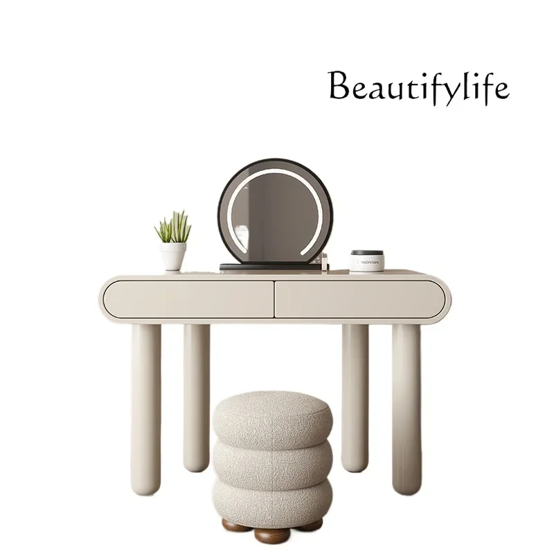 French cream style dresser light luxury small apartment bedroom modern simple makeup table high-end minimalist style
French cream style dresser light luxury small apartment bedroom modern simple makeup table high-end minimalist style