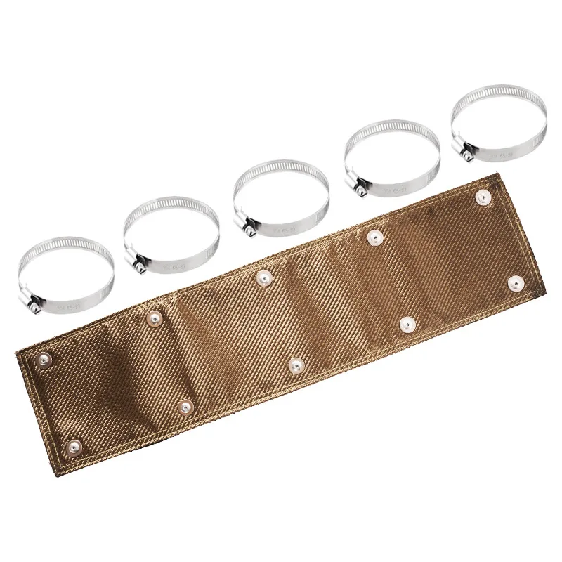 Titanium Pipe Heat Shield Exhaust Heat Shield Car Motorcycle Heat Guard Cover Wrap with Stainless Steel Clamps Heat Protection
Titanium Pipe Heat Shield Exhaust Heat Shield Car Motorcycle Heat Guard Cover Wrap with Stainless Steel Clamps Heat Protection