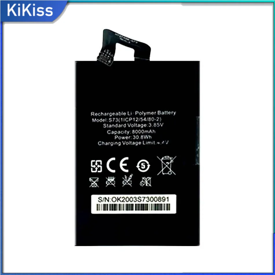 Long Lasting 8000Mah For Oukitel WP5 S73 3.85V HT2749B-S73 REV1.3 Mobile Phone Battery
Long Lasting 8000Mah For Oukitel WP5 S73 3.85V HT2749B-S73 REV1.3 Mobile Phone Battery
