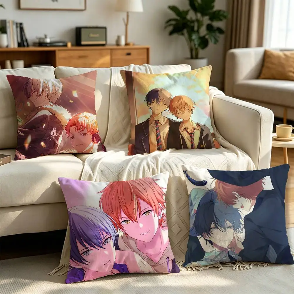 Akito and Toya Pillow cover Simple solid color design Surprise For Multiple Bedroom Styles.
Akito and Toya Pillow cover Simple solid color design Surprise For Multiple Bedroom Styles.