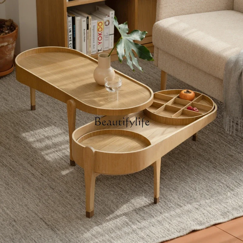 LD33Coffee Table Japanese Style Solid Wood Living Room Multi-Functional Small Apartment Modern Minimalist Side Table
LD33Coffee Table Japanese Style Solid Wood Living Room Multi-Functional Small Apartment Modern Minimalist Side Table