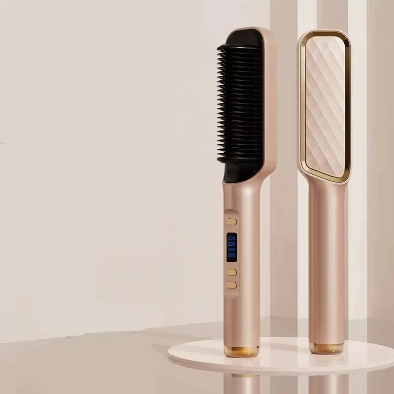 Negative Ion Hair Straightening Comb Straightening and Curling Dual-purpose Hair Comb Household Lazy Hair Curling Rod
Negative Ion Hair Straightening Comb Straightening and Curling Dual-purpose Hair Comb Household Lazy Hair Curling Rod