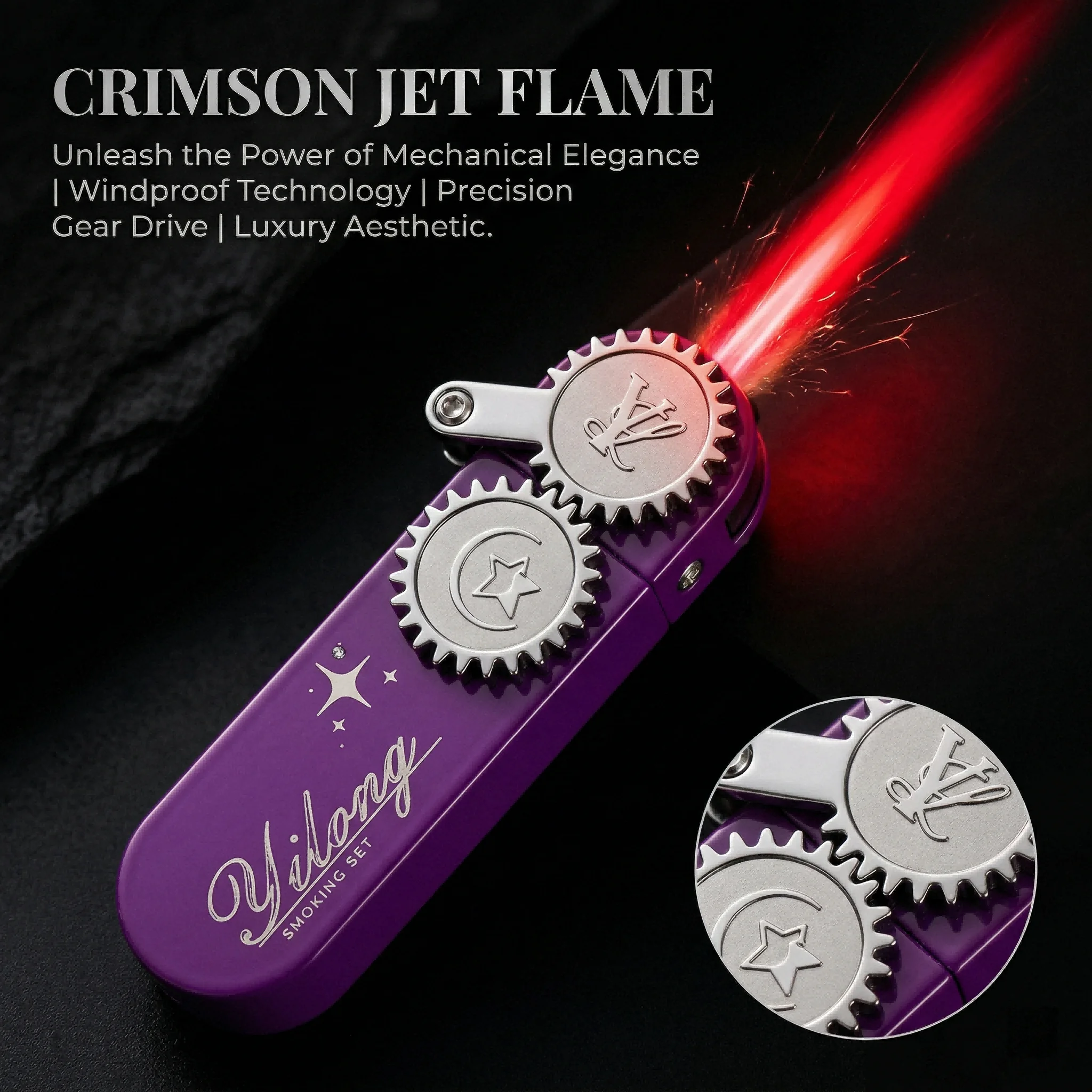 Gear Interactive Lighter, Luxury Matte Finish, Windproof Jet Flame, Novelty Cool Lighter, Refillable Butane, Gift for Women
Gear Interactive Lighter, Luxury Matte Finish, Windproof Jet Flame, Novelty Cool Lighter, Refillable Butane, Gift for Women