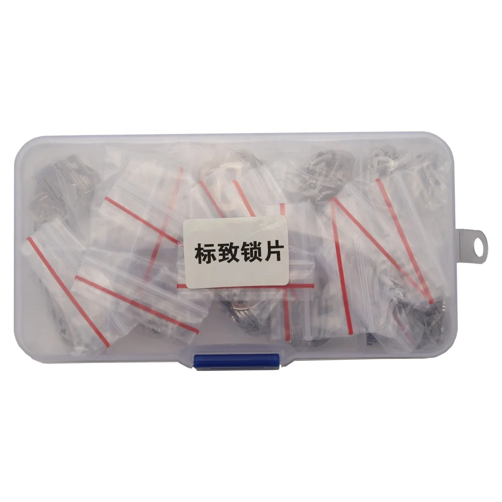 VA2T Car Lock Plate Reed Brass Plate Auto key lock Repair locksmith supplies tools for Peugeot VA2T Lock reed 240pcs
VA2T Car Lock Plate Reed Brass Plate Auto key lock Repair locksmith supplies tools for Peugeot VA2T Lock reed 240pcs
