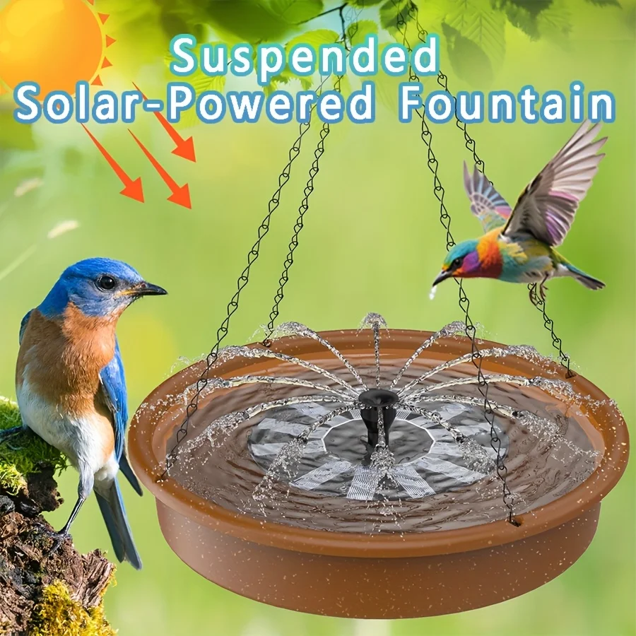 Solar Powered Water Pump Fountain with Multi-Pattern Nozzles, IPX8, Outdoor Fountain for Bird Bath, Garden Pond, Fish Tank & Lan
Solar Powered Water Pump Fountain with Multi-Pattern Nozzles, IPX8, Outdoor Fountain for Bird Bath, Garden Pond, Fish Tank & Lan
