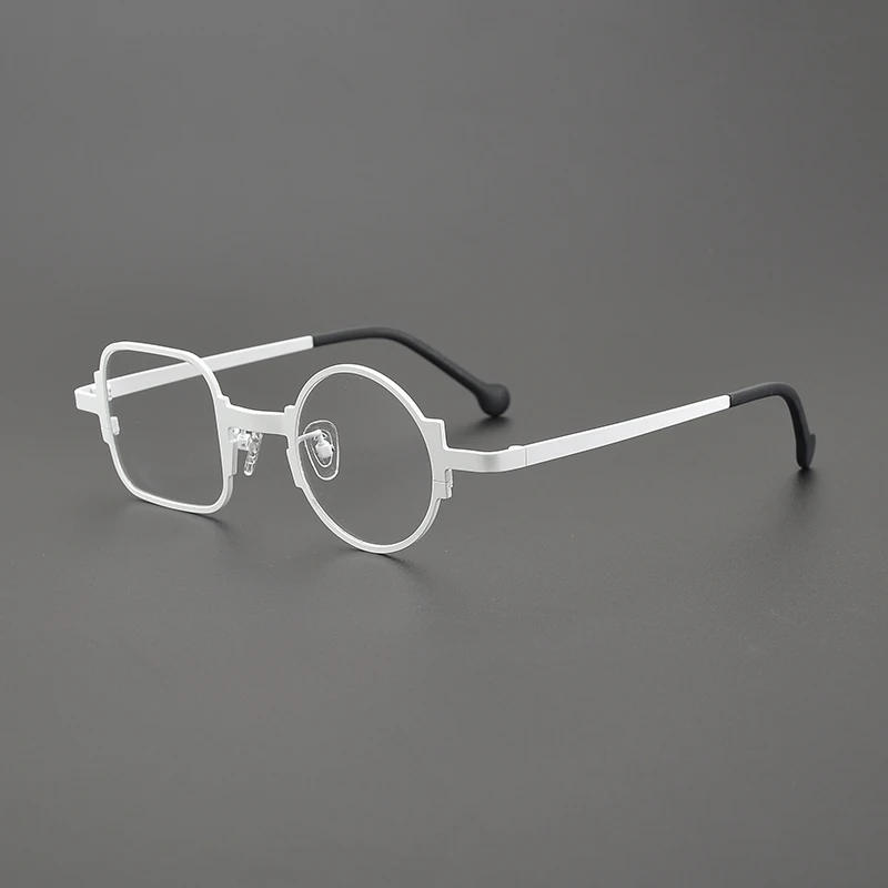 Retro pure titanium eyewear frames, one for men and one for women, round ultra-light eyewear frames, personalized designer glass
Retro pure titanium eyewear frames, one for men and one for women, round ultra-light eyewear frames, personalized designer glass