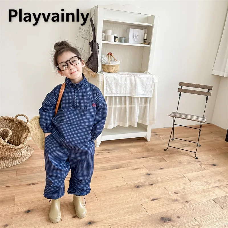 2025 New Autumn Winter Children 2-piece Set Plaid Print Half-zip Fleece Pullover Outdoor Jackets+Pants Boys Girls Clothes A3588 
2025 New Autumn Winter Children 2-piece Set Plaid Print Half-zip Fleece Pullover Outdoor Jackets+Pants Boys Girls Clothes A3588