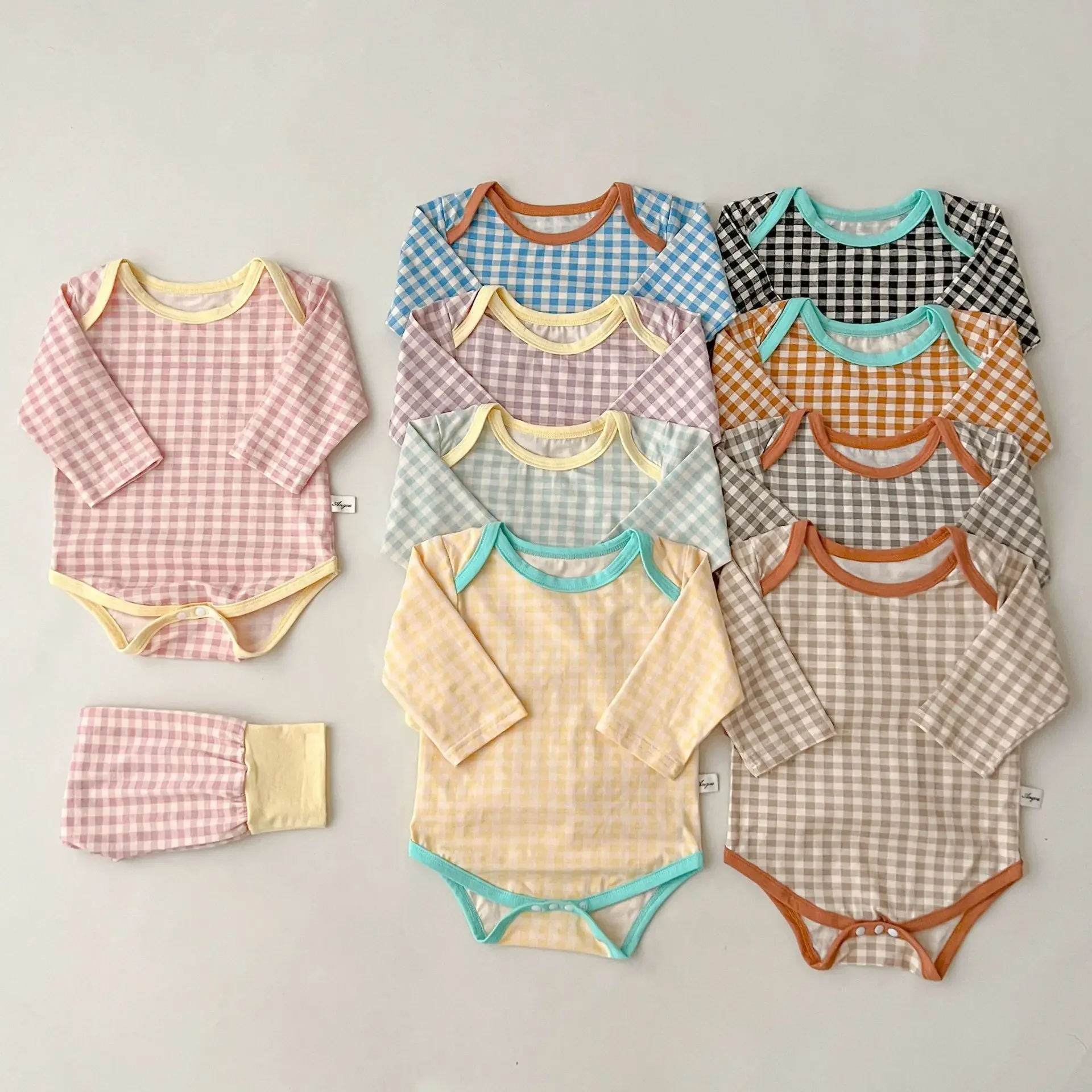 2024 Autumn New Baby Long Sleeve Plaid Bodysuit Toddler Leggings 2pcs Suit Infant Girl Home Clothes Set Cotton Toddler Outfits
2024 Autumn New Baby Long Sleeve Plaid Bodysuit Toddler Leggings 2pcs Suit Infant Girl Home Clothes Set Cotton Toddler Outfits