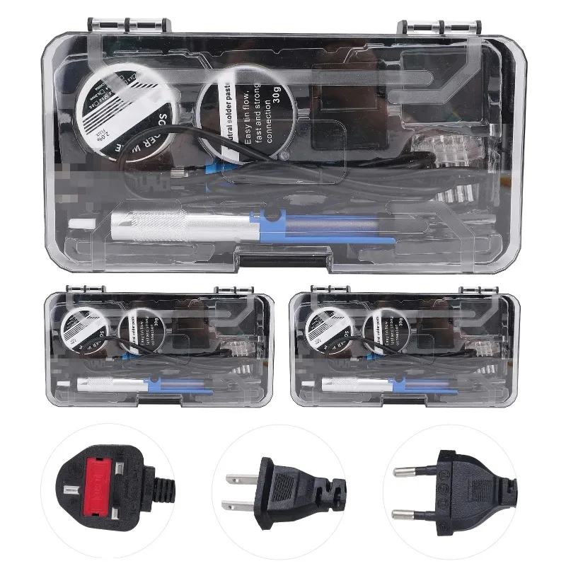 Soldering Iron Kit 12-in-1, Temperature 180-500°C with LCD Display, 90W Welding Tool Set with Soldering Iron Tips
Soldering Iron Kit 12-in-1, Temperature 180-500°C with LCD Display, 90W Welding Tool Set with Soldering Iron Tips