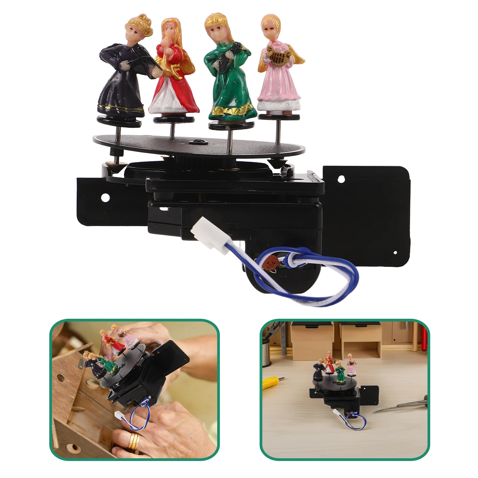 Cuckoo Clock Rotating Platform Accessory Plastic Mechanism Animated Movement Component Repair Part Replacement for Clock Makers
Cuckoo Clock Rotating Platform Accessory Plastic Mechanism Animated Movement Component Repair Part Replacement for Clock Makers