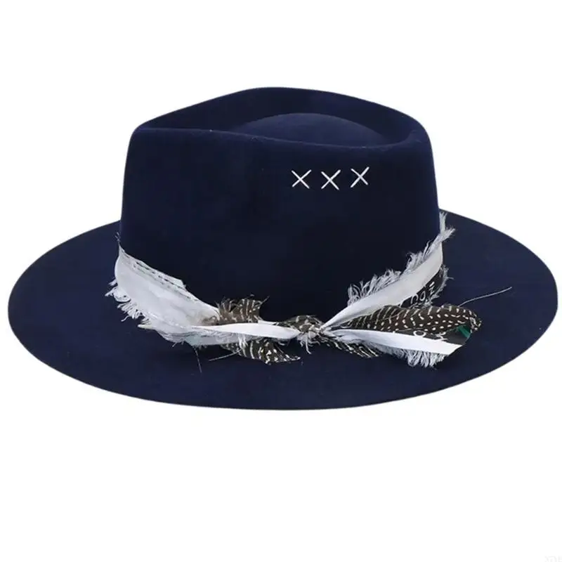 N7YE Fashionable Western Styles Jazzy Hat Gentleman Fedoras for Outdoor Adventures
N7YE Fashionable Western Styles Jazzy Hat Gentleman Fedoras for Outdoor Adventures
