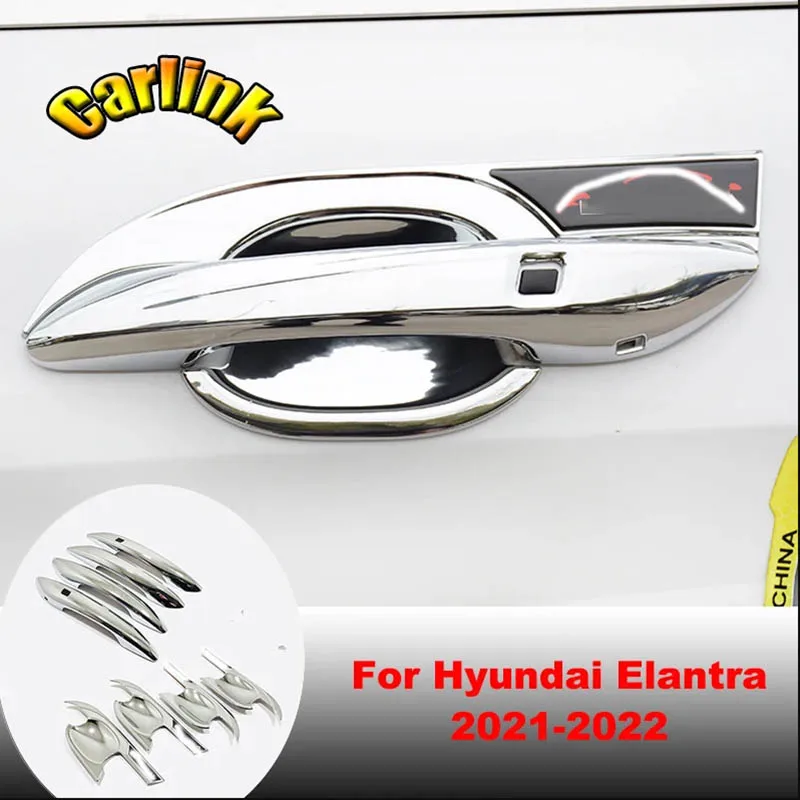 For Hyundai Elantra CN7 Avante i30 2021 2022 ABS Chrome Car Side Door Handle Door Bowl Decorative Cover Trim Sticker Accessories
For Hyundai Elantra CN7 Avante i30 2021 2022 ABS Chrome Car Side Door Handle Door Bowl Decorative Cover Trim Sticker Accessories