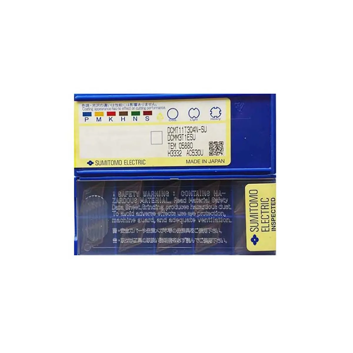 SUMITOMO 100% Original Turning Insert DCMT AC530U DCMT11T302N-SU AC530U DCMT11T304N-SU AC530U
SUMITOMO 100% Original Turning Insert DCMT AC530U DCMT11T302N-SU AC530U DCMT11T304N-SU AC530U