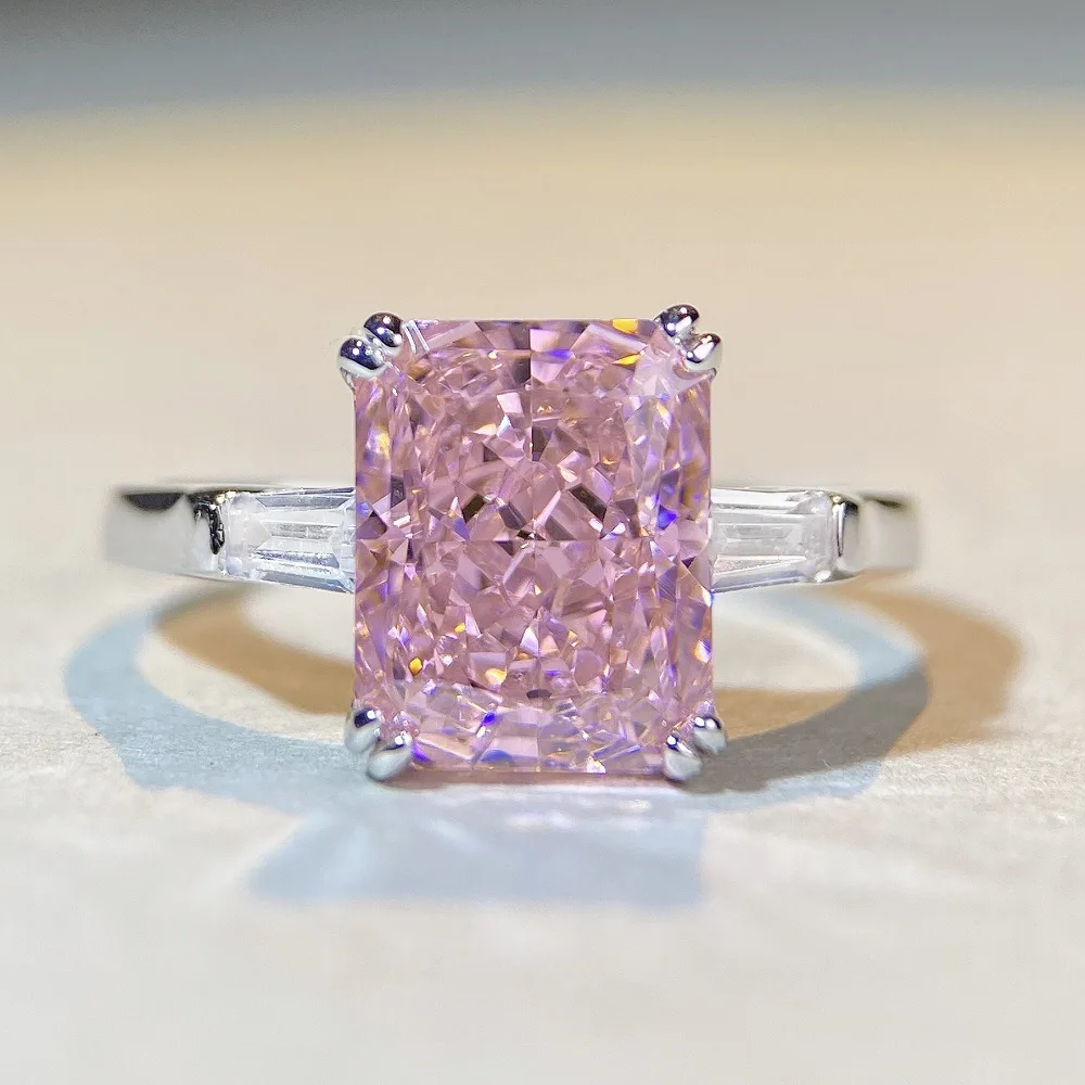 Mylux Jewelry Luxury Solid Platinum PT950 Women's pink diamond Reddish cut moissanite diamond ring
Mylux Jewelry Luxury Solid Platinum PT950 Women's pink diamond Reddish cut moissanite diamond ring