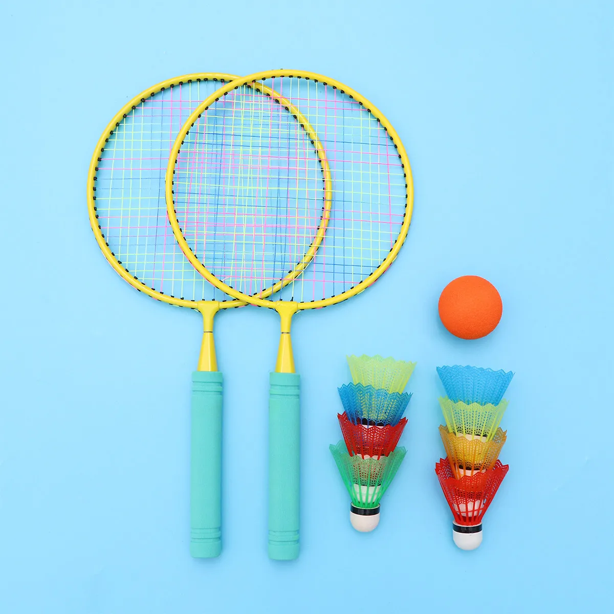 1Set Children Badminton Rackets Set Safe Ergonomic Grip for Kids 3-8 Years Old Hand-Eye Coordination Development Outdoor Sports
1Set Children Badminton Rackets Set Safe Ergonomic Grip for Kids 3-8 Years Old Hand-Eye Coordination Development Outdoor Sports