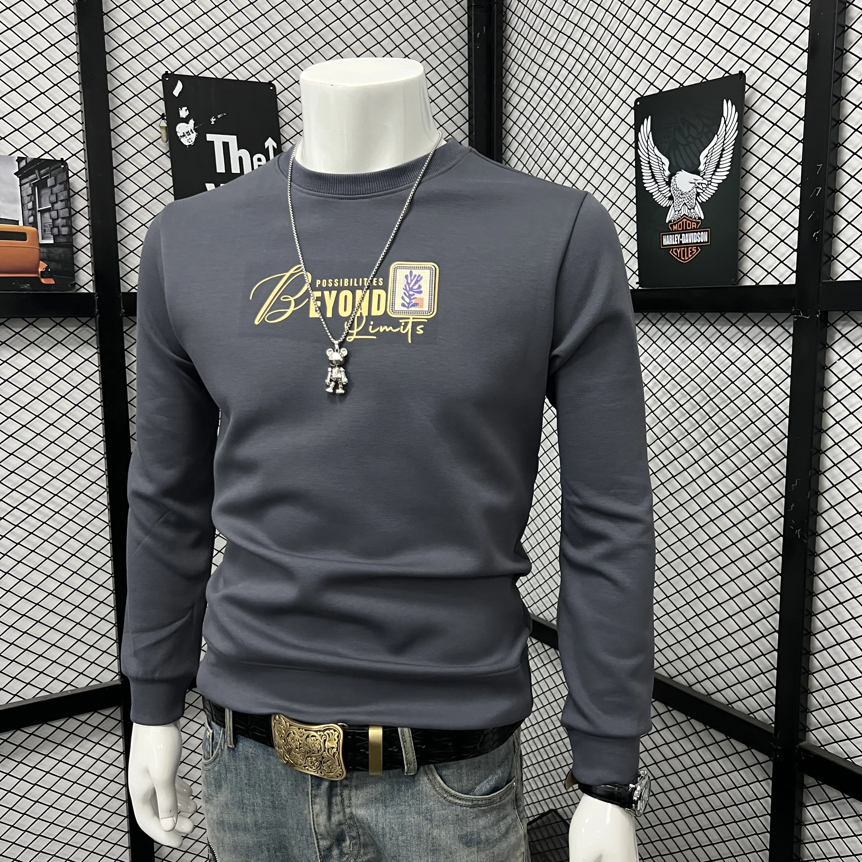 Мужская толстовка с капюшоном 2024, осень-зима, толстовка с длинным рукавом, модный, с уникальным принтом, с буквенным принтом, облегающий пуловер с круглым вырезом, верхняя мужская одежда
Мужская толстовка с капюшоном 2024, осень-зима, толстовка с длинным рукавом, модный, с уникальным принтом, с буквенным принтом, облегающий пуловер с круглым вырезом, верхняя мужская одежда