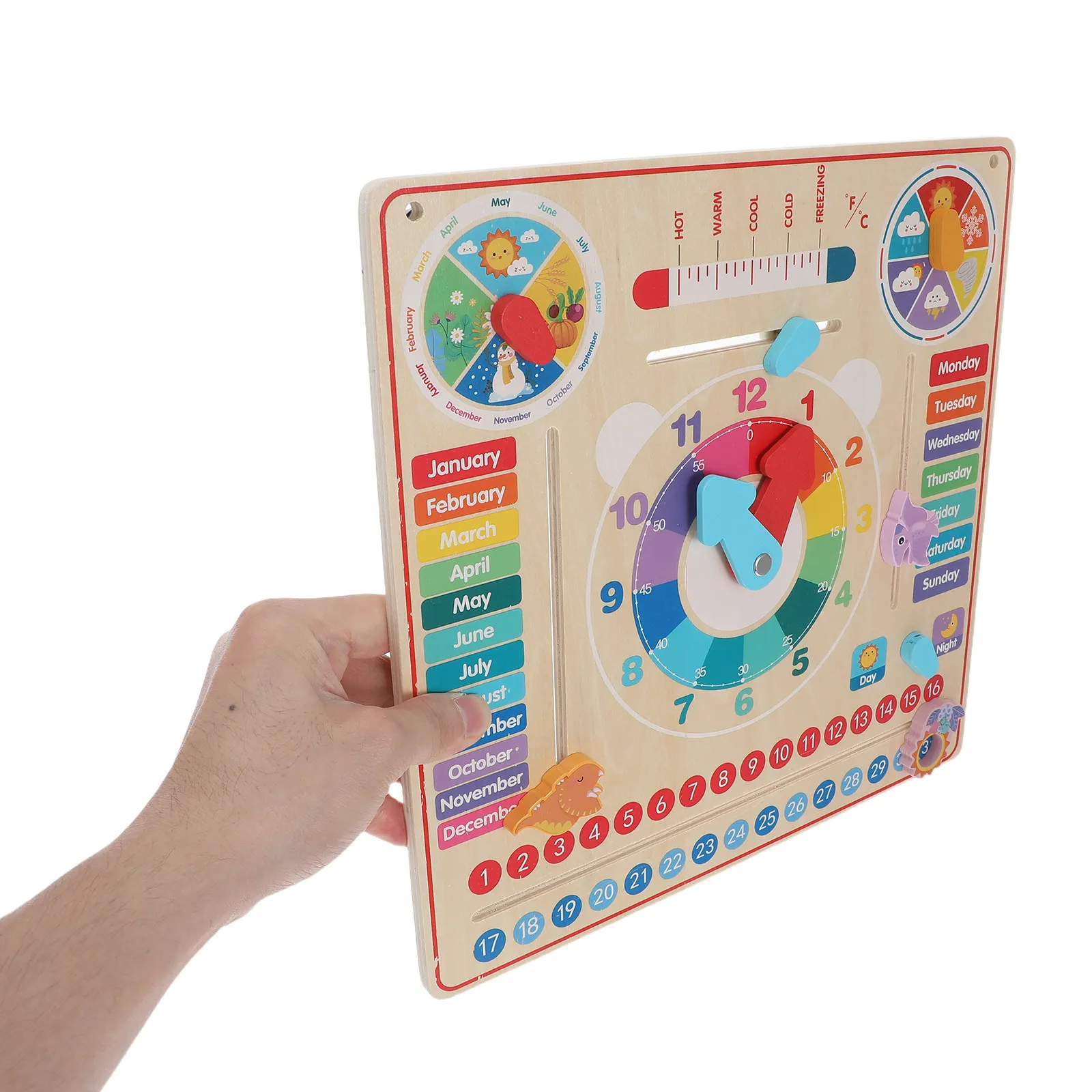 Wooden Kids Calendar Clock Montessori Time Weather Season Learning Board Early Education Preschool Learning Classroom Home
Wooden Kids Calendar Clock Montessori Time Weather Season Learning Board Early Education Preschool Learning Classroom Home