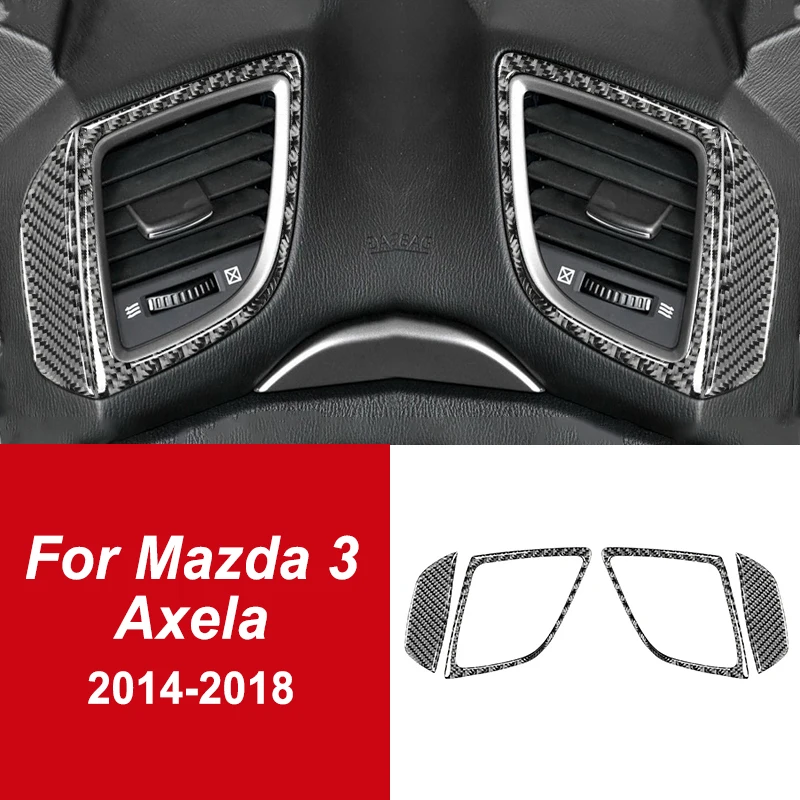 For Mazda3 Axela 2014-2018 Conditioning Outlet Decorative Frame Carbon Fiber Sticker Left And Right 2PCS Auto Accessories
For Mazda3 Axela 2014-2018 Conditioning Outlet Decorative Frame Carbon Fiber Sticker Left And Right 2PCS Auto Accessories