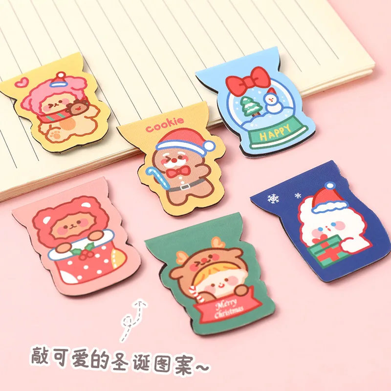 12 Pcs Cartoon Christmas Magnetic Bookmark Student Classification BookMark Page Clip Cute Shaped Double-sided Paper Clip
12 Pcs Cartoon Christmas Magnetic Bookmark Student Classification BookMark Page Clip Cute Shaped Double-sided Paper Clip
