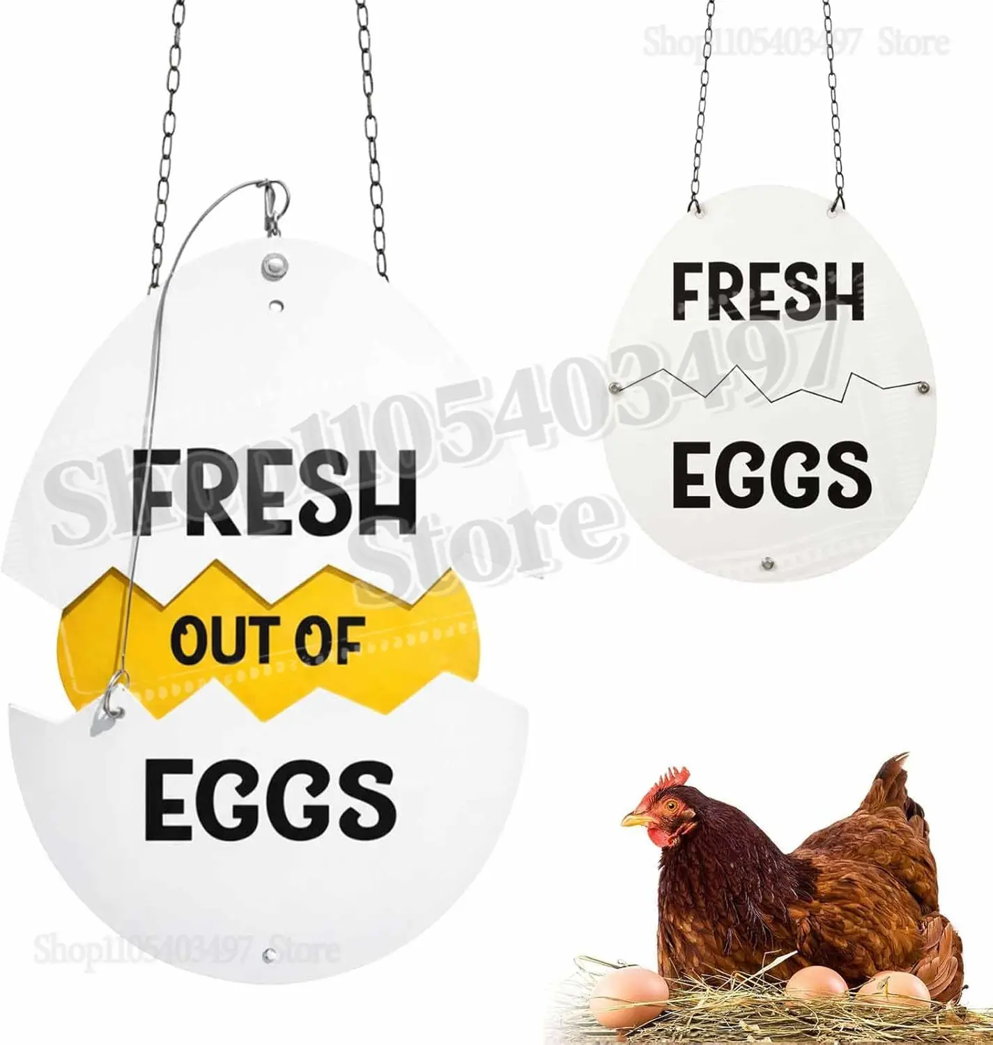 2026 NEW Farm Fresh Eggs Metal Sign - Rustic Farmhouse Decor for Coop & Market, Eggs Sold Out Sign
2026 NEW Farm Fresh Eggs Metal Sign - Rustic Farmhouse Decor for Coop & Market, Eggs Sold Out Sign