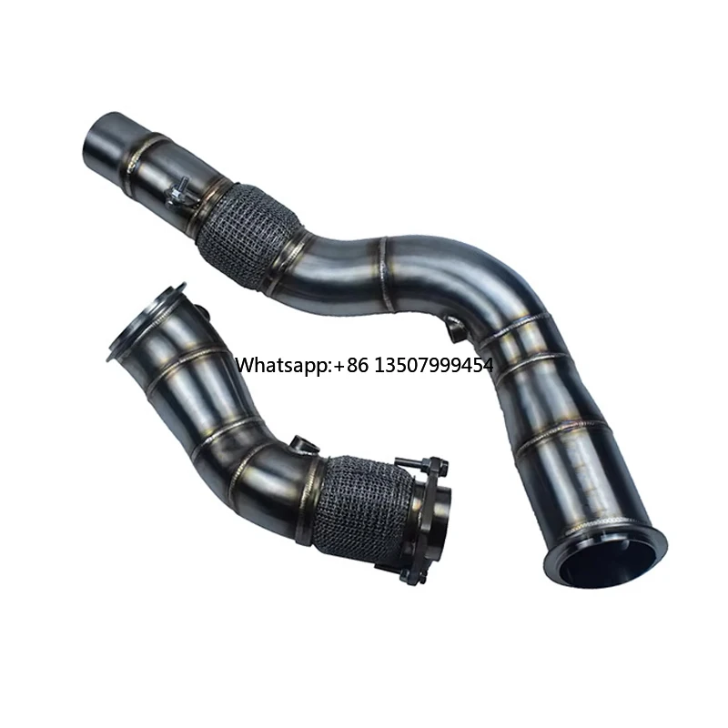DEX 304 Stainless Steel 1.5mm Thick High Flow Down Pipe for F80/F82/F83/F84/F87/M2/M3/M4 Exhaust Heat Shield
DEX 304 Stainless Steel 1.5mm Thick High Flow Down Pipe for F80/F82/F83/F84/F87/M2/M3/M4 Exhaust Heat Shield
