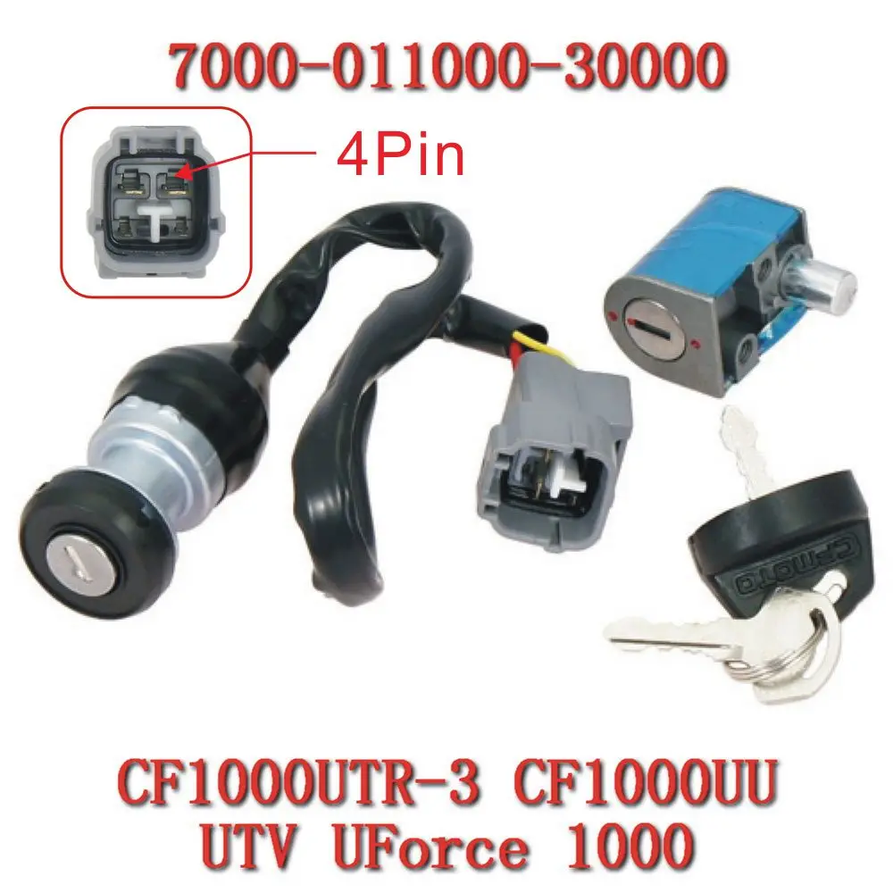 4(4pin) Switch Lock Assy 7000-011000-30000 For CFMoto UTV Accessories UForce 1000 CF1000UU CF1000UTR motorcyle part
4(4pin) Switch Lock Assy 7000-011000-30000 For CFMoto UTV Accessories UForce 1000 CF1000UU CF1000UTR motorcyle part