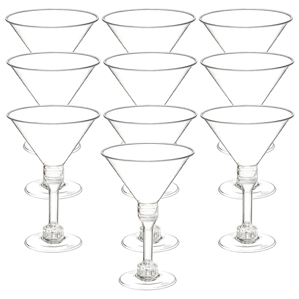 10 Pcs Cocktail Cups Drink Cup for Cocktail Clear Plastic Martini Glasses Cups Disposable Party Wedding
10 Pcs Cocktail Cups Drink Cup for Cocktail Clear Plastic Martini Glasses Cups Disposable Party Wedding