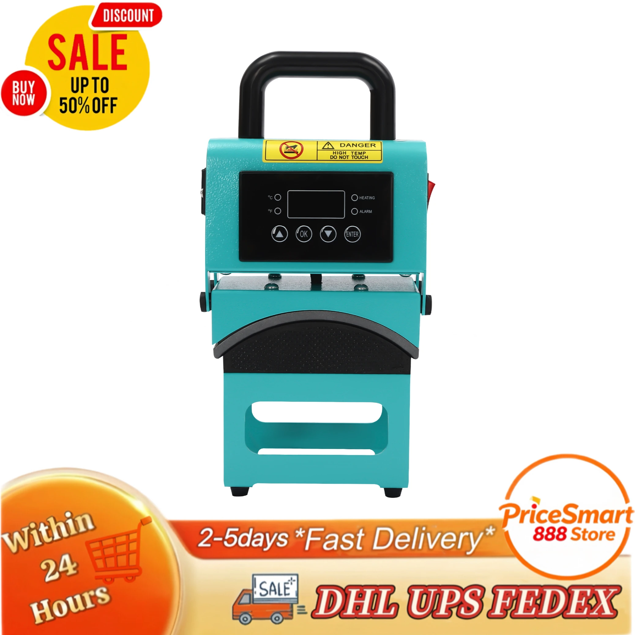 Portable Cap Press Machine, Heat Press Machine for Caps, Mini Easy Hat Press Machine, 0-999s, AC110V 60Hz
Portable Cap Press Machine, Heat Press Machine for Caps, Mini Easy Hat Press Machine, 0-999s, AC110V 60Hz