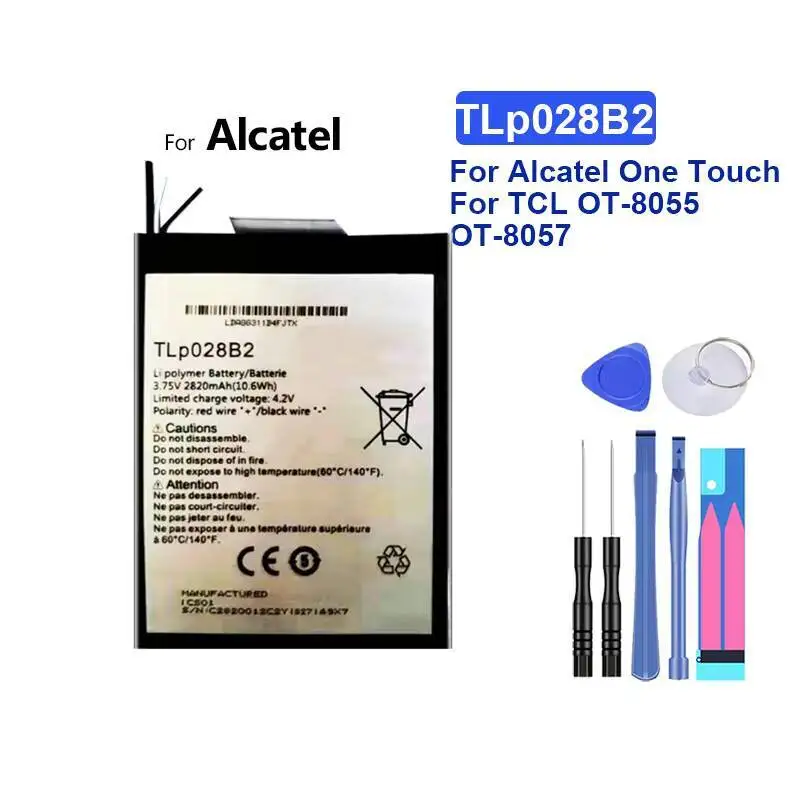Long-Lasting Performance Mobile Phone Battery 2820Mah For Alcatel One Touch Tcl OT-8055 OT-8057 Tlp028b2 Reliable Power
Long-Lasting Performance Mobile Phone Battery 2820Mah For Alcatel One Touch Tcl OT-8055 OT-8057 Tlp028b2 Reliable Power