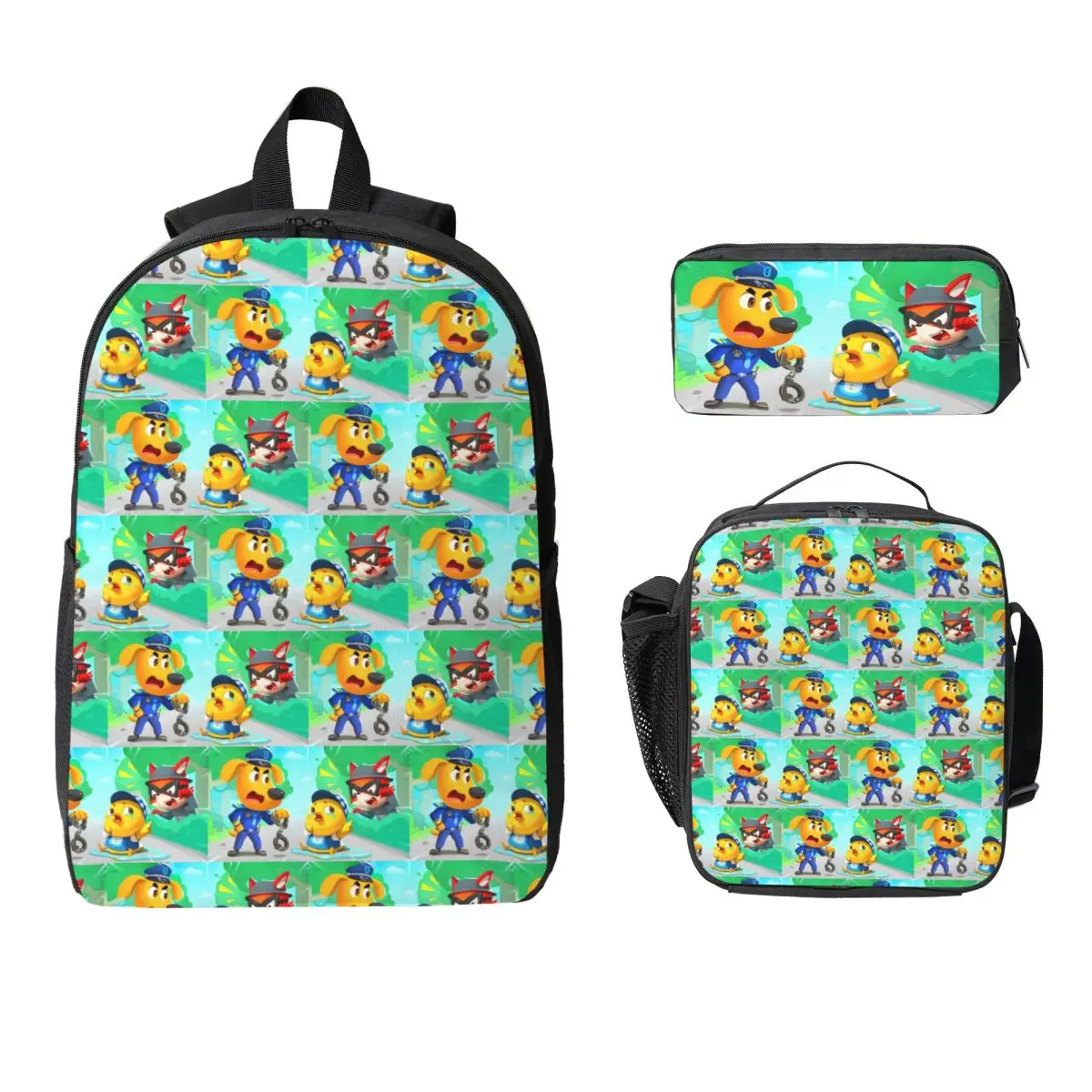 Sheriff Labrador Backpack Student Boys Girls BookBag School Bag Computer Shoulder Bags 3ps Insulated Lunch Bag Pencil Case
Sheriff Labrador Backpack Student Boys Girls BookBag School Bag Computer Shoulder Bags 3ps Insulated Lunch Bag Pencil Case