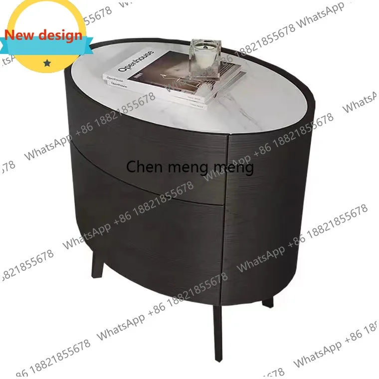 Итальянский минималистичный прикроватный столик из цельного дерева для спальни, светильник для маленькой квартиры, роскошный овальный прикроватный столик b567
Итальянский минималистичный прикроватный столик из цельного дерева для спальни, светильник для маленькой квартиры, роскошный овальный прикроватный столик b567