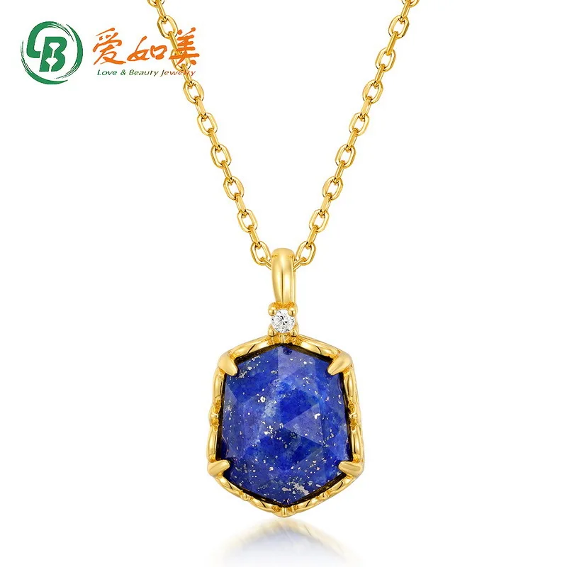 Hollow Pattern Lapis Lazuli Pendant Collarbone Chain 18K Gold PT950 Platinum Silver Plated 7-layer Gold Necklace
Hollow Pattern Lapis Lazuli Pendant Collarbone Chain 18K Gold PT950 Platinum Silver Plated 7-layer Gold Necklace