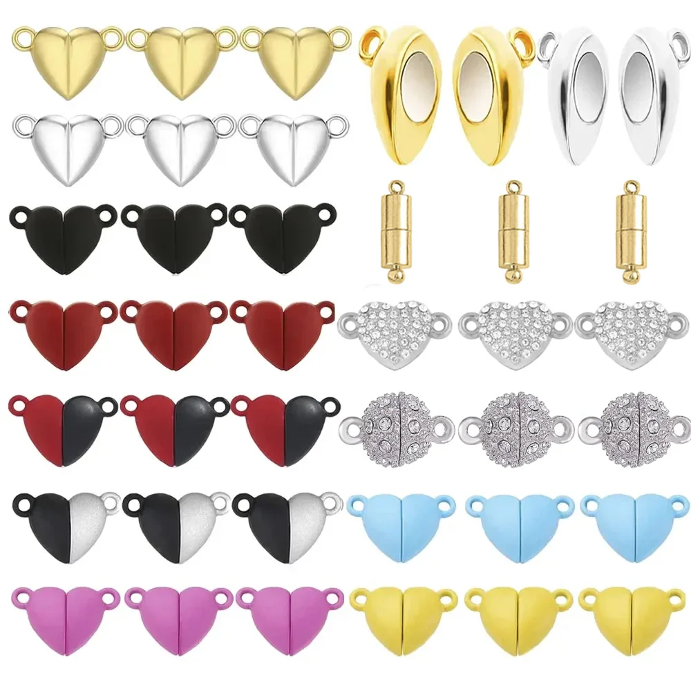 5pair Heart Magnet Connector Clasp End Connector Magnetic Charms Pendant For Jewelry Making Clasps Couple Diy Bracelet Necklace
5pair Heart Magnet Connector Clasp End Connector Magnetic Charms Pendant For Jewelry Making Clasps Couple Diy Bracelet Necklace