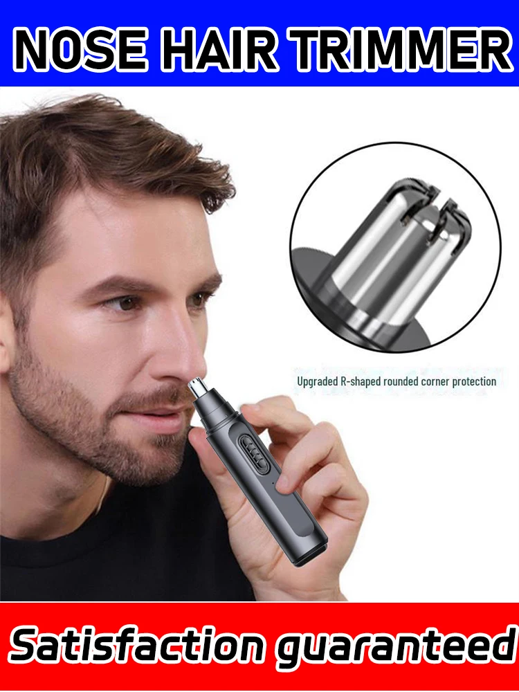 Powerful electric nose hair trimmer for men and women - High torque motor with low noise level, ideal for removing nose and ear
Powerful electric nose hair trimmer for men and women - High torque motor with low noise level, ideal for removing nose and ear