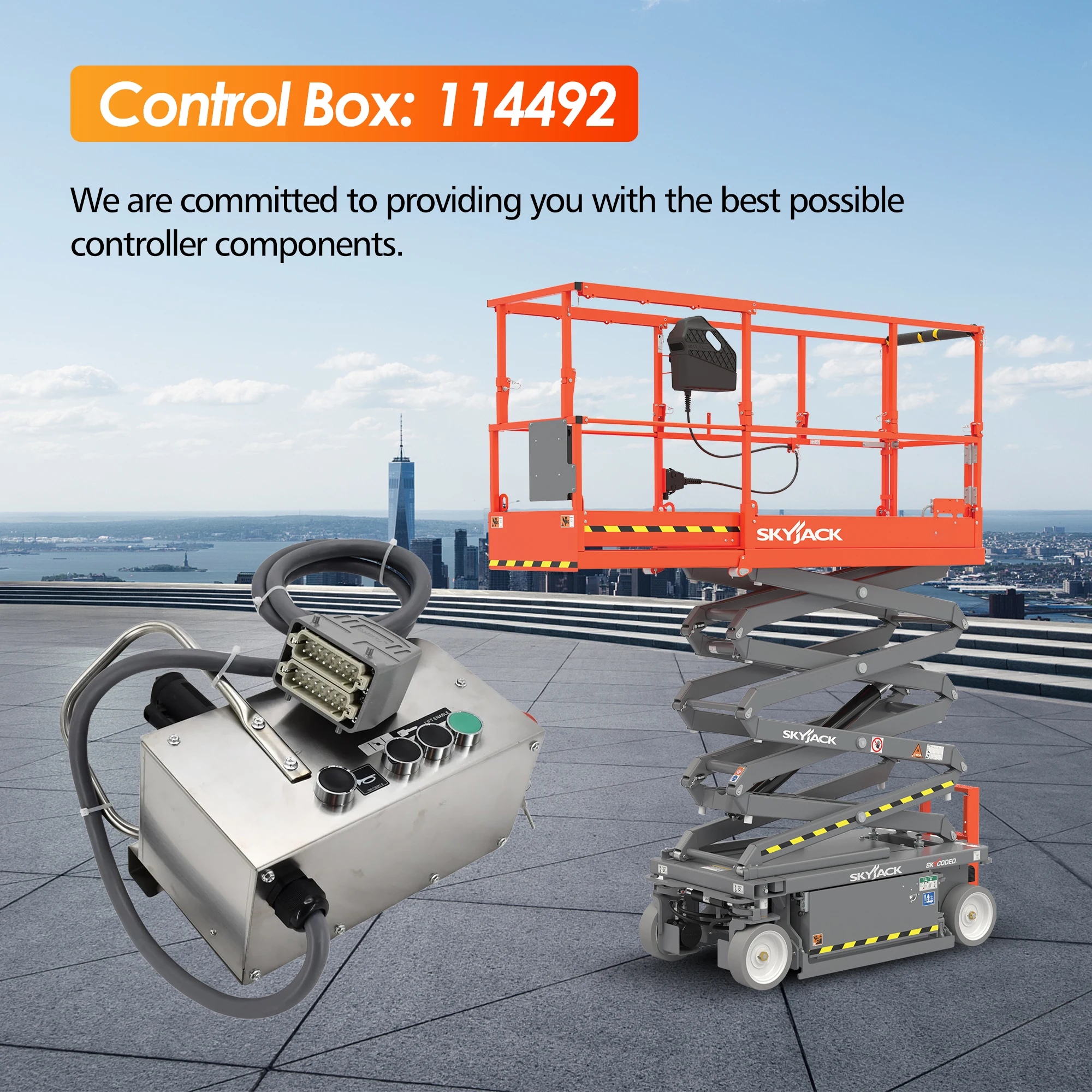 Блок управления платформой 114492 для ножничных подъемников Skyjack SJ9250, SJ8241RT, SJ8831RT, SJ8841RT
Блок управления платформой 114492 для ножничных подъемников Skyjack SJ9250, SJ8241RT, SJ8831RT, SJ8841RT