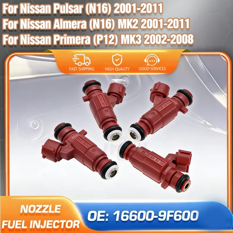Топливный инжектор 16600-9F600 (1/4 шт.) совместим с Nissan Almera II Hatchback N16, Almera Tino V10, Nissan Primera Hatchback P11, P12
Топливный инжектор 16600-9F600 (1/4 шт.) совместим с Nissan Almera II Hatchback N16, Almera Tino V10, Nissan Primera Hatchback P11, P12