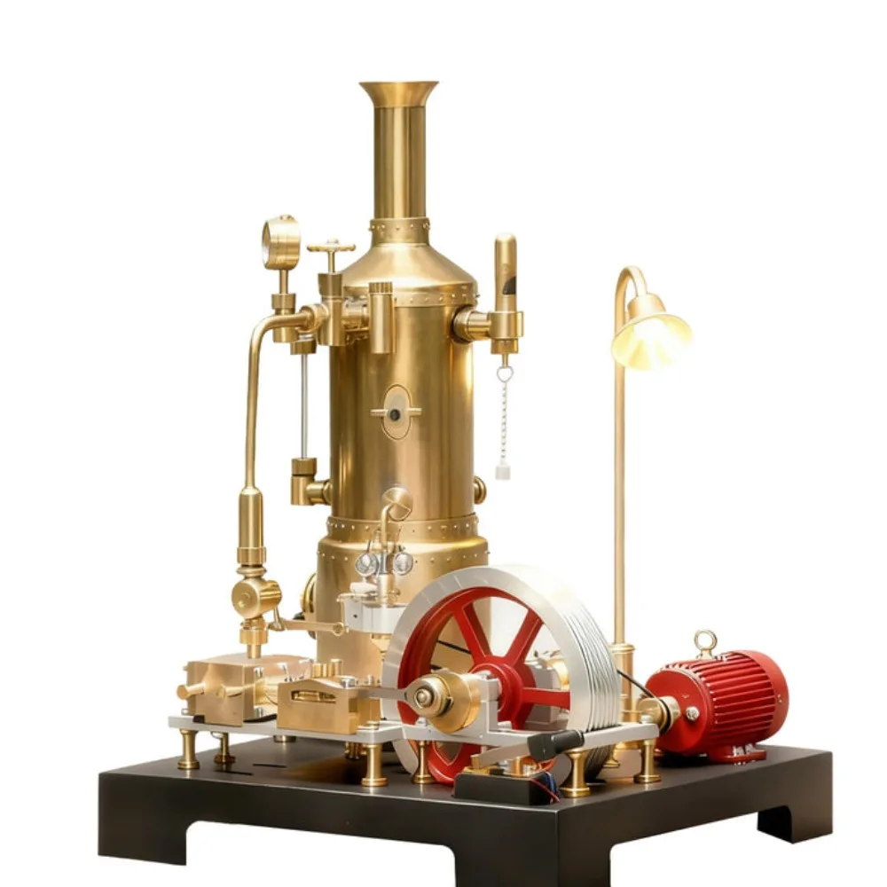 Stationary Mill Steam Engine Model Kit Startable CNC Processing SE-03 Steam Engine Model with Boiler Generator Light Stand
Stationary Mill Steam Engine Model Kit Startable CNC Processing SE-03 Steam Engine Model with Boiler Generator Light Stand