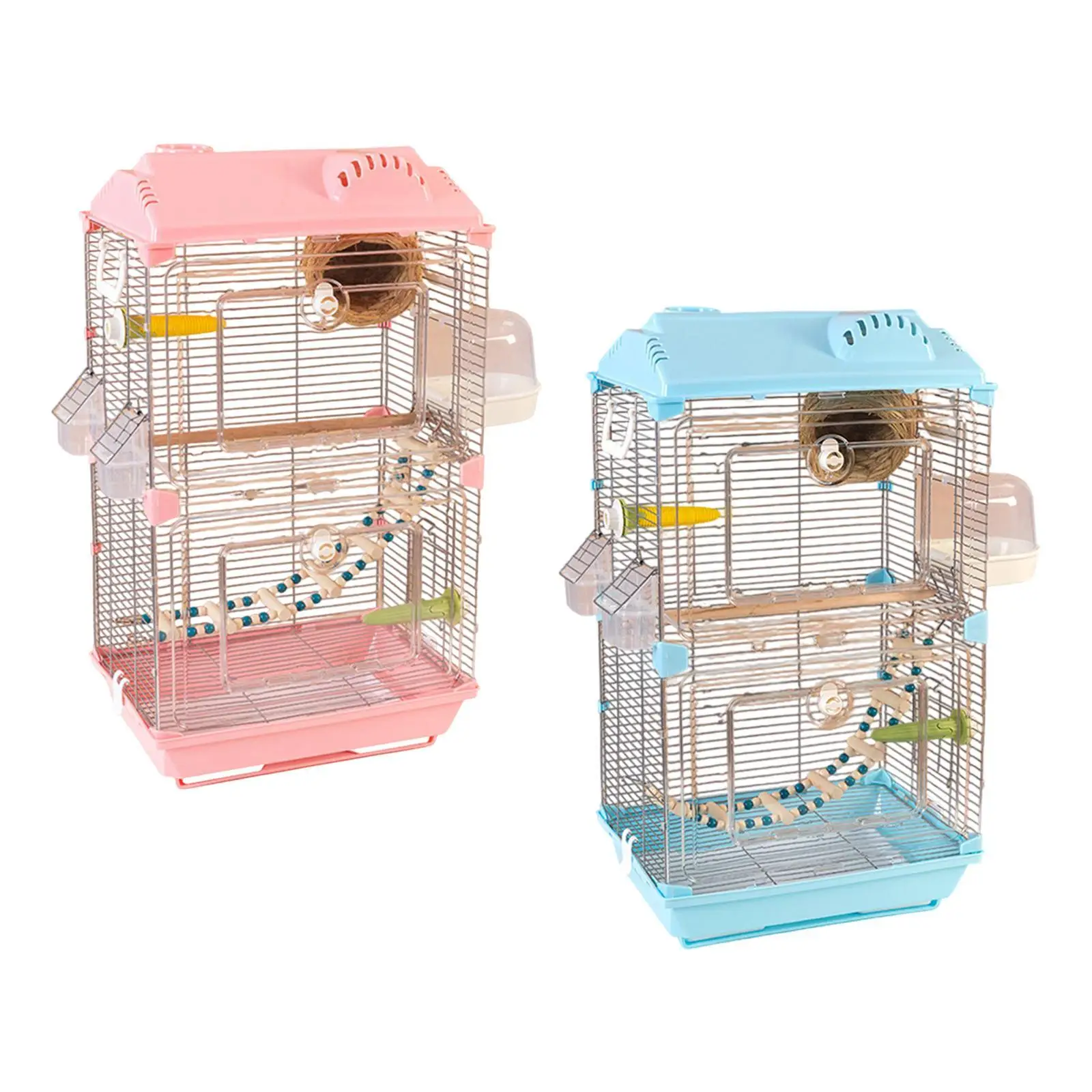 Клетка для птиц, большая клетка для попугаев, зябликов, маленьких птиц
Клетка для птиц, большая клетка для попугаев, зябликов, маленьких птиц