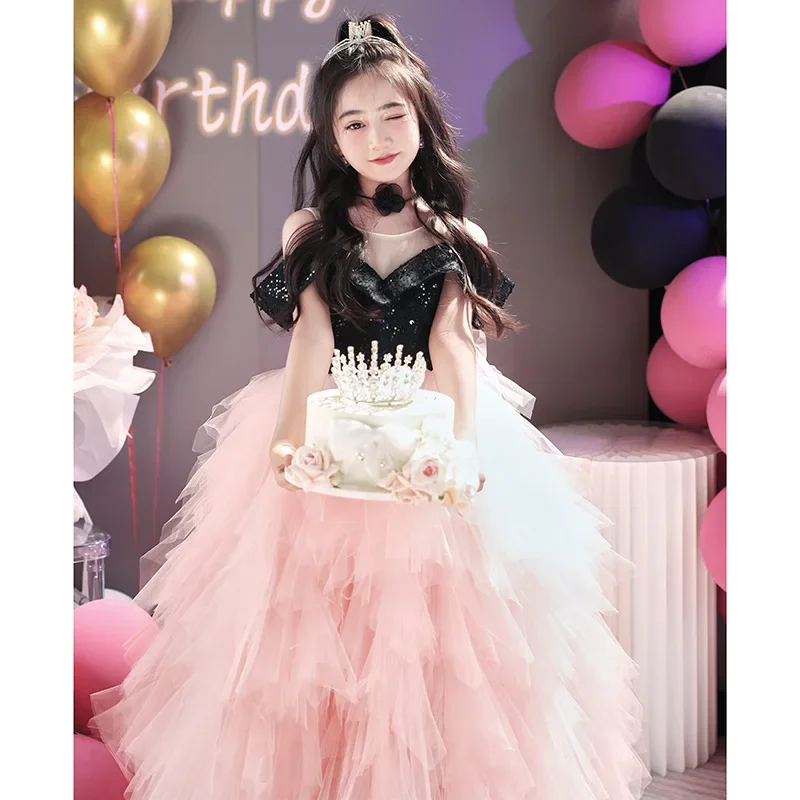 Baby Girl's Birthday Party Dress Luxury Elegant Princess Frocks Children Kids Tulle Clothing Dresses For Girls 12 To 14 Years
Baby Girl's Birthday Party Dress Luxury Elegant Princess Frocks Children Kids Tulle Clothing Dresses For Girls 12 To 14 Years