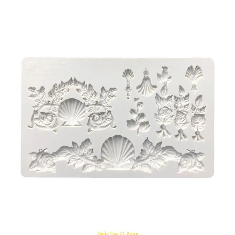 DIY Vintage Relief Cake Border Mould Silicone Moulds Curlicues Fondant Mold Silicone Molds Cake Decorating Gadgets
DIY Vintage Relief Cake Border Mould Silicone Moulds Curlicues Fondant Mold Silicone Molds Cake Decorating Gadgets