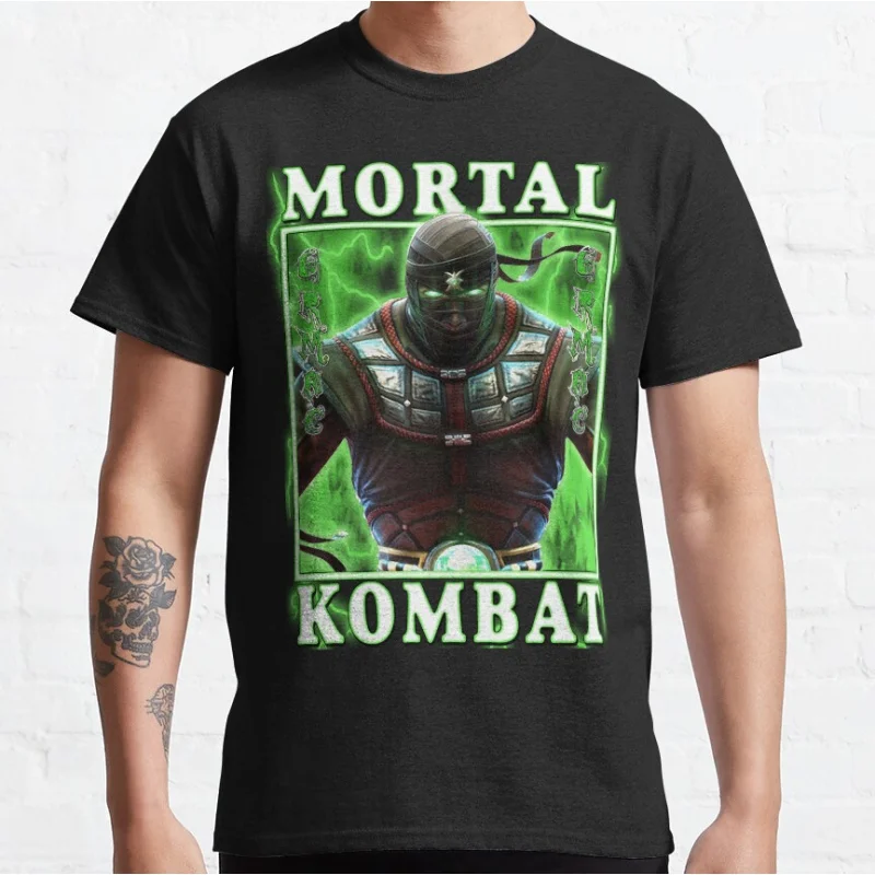 Ermac MK 80s retro video game Mortal Kombat 1 Short-sleeve crewneck T-shirt for men large size Adult Tops S-6xl
Ermac MK 80s retro video game Mortal Kombat 1 Short-sleeve crewneck T-shirt for men large size Adult Tops S-6xl