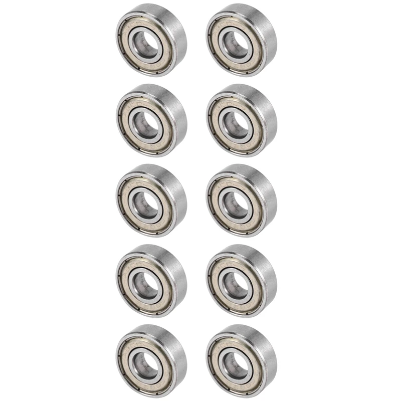 10 Pcs. Ball Bearings Miniature Deep Groove Ball Bearings 608 ZZ 8 X 22 X 7Mm Bearing Steel
10 Pcs. Ball Bearings Miniature Deep Groove Ball Bearings 608 ZZ 8 X 22 X 7Mm Bearing Steel