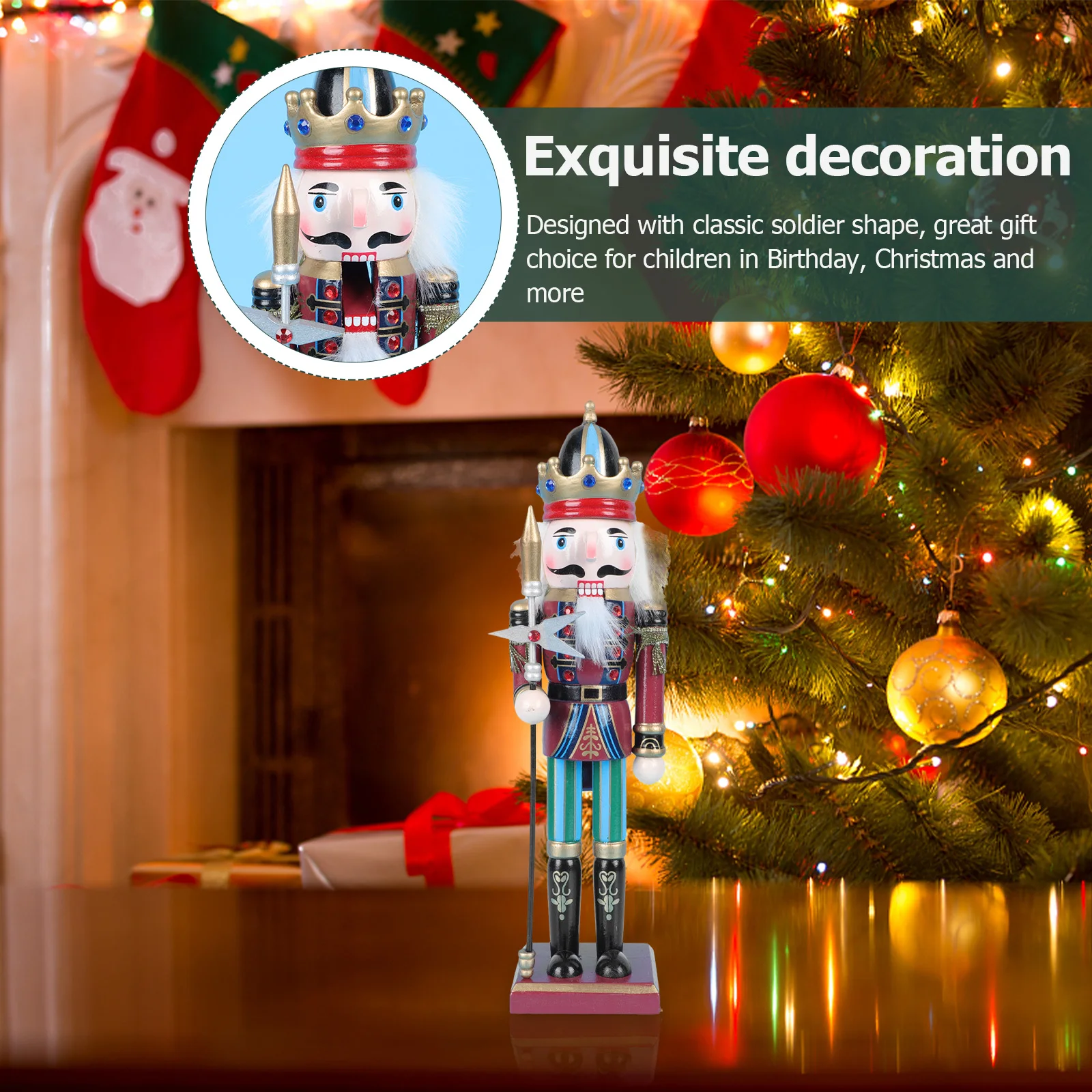 Nutcracker Soldier Wooden Adornment Red Painted Decorative Christmas Festival nament Xmas Decor Home Decoration Gift Idea
Nutcracker Soldier Wooden Adornment Red Painted Decorative Christmas Festival nament Xmas Decor Home Decoration Gift Idea