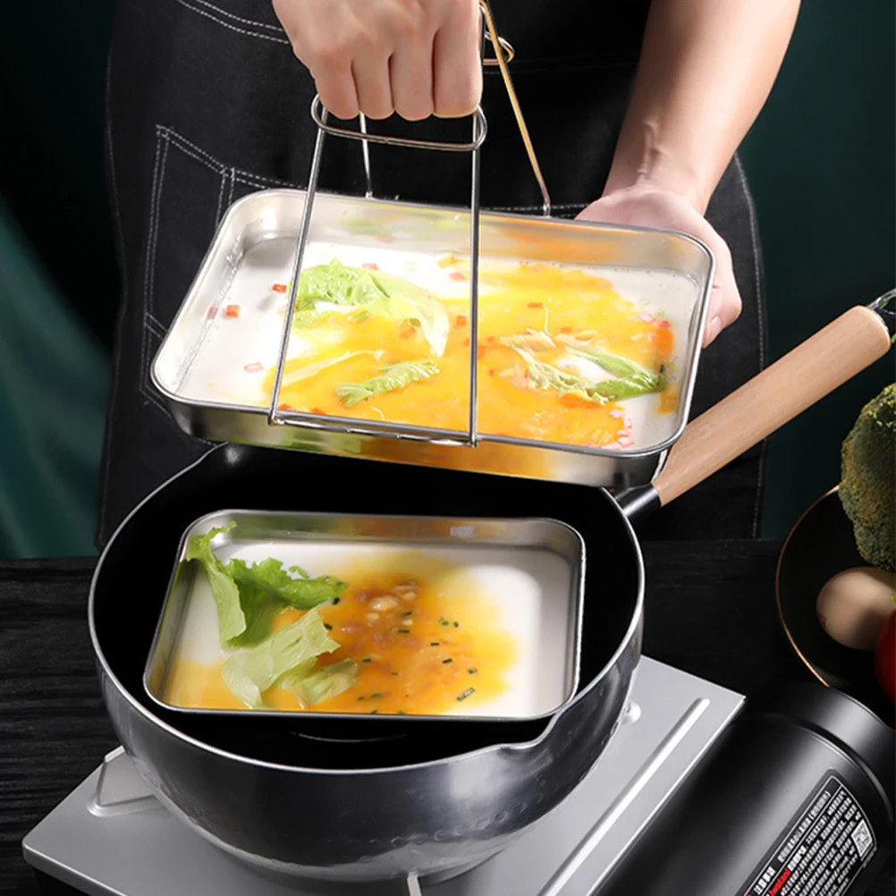 2pcs Stainless Steel Square Steaming Plates 26.5x15.5x1.2cm 22.7x14.7x1.2cm Deep Trays Kitchen BBQ Plates Home Storage
2pcs Stainless Steel Square Steaming Plates 26.5x15.5x1.2cm 22.7x14.7x1.2cm Deep Trays Kitchen BBQ Plates Home Storage