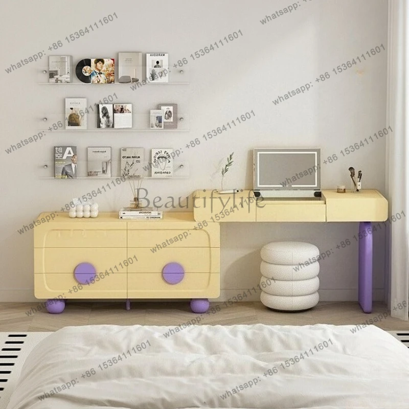 Simple Mirror Makeup Table Bedroom Drawers Modern Organizer Lounge Vanity Table Trendy Women Aesthetics Penteadeira Furniture
Simple Mirror Makeup Table Bedroom Drawers Modern Organizer Lounge Vanity Table Trendy Women Aesthetics Penteadeira Furniture