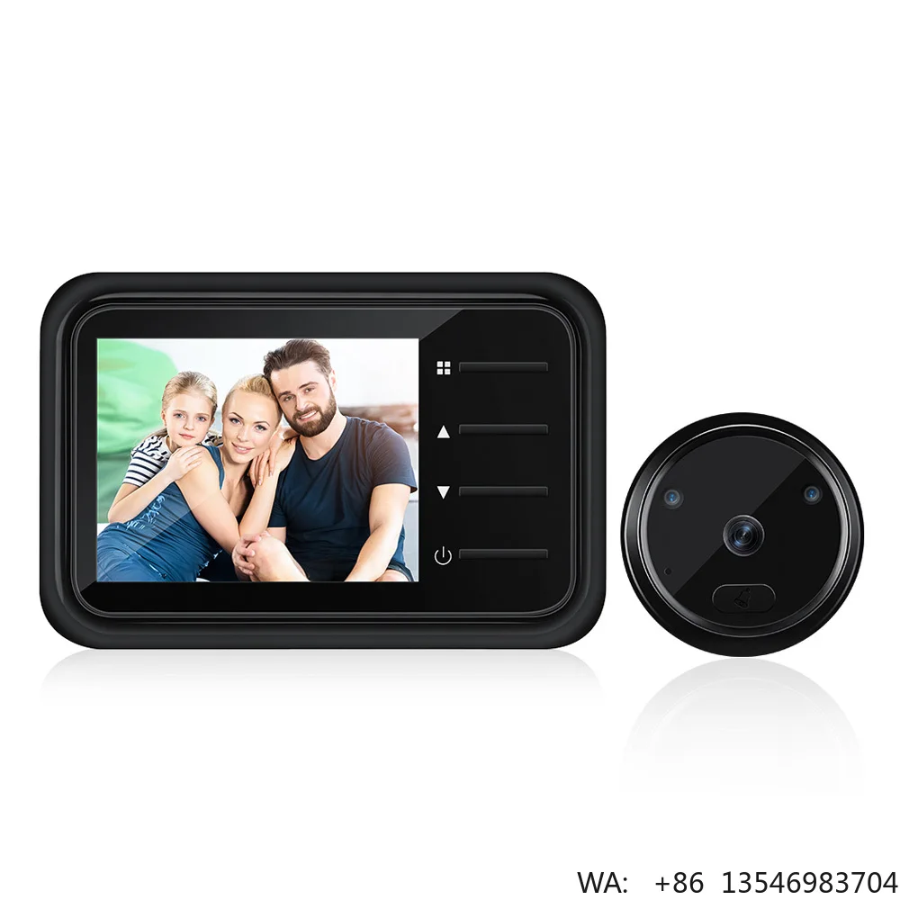 2.4 Inch Peephole Doorbell Camera 120 Degree HD IR Night Vision Video Cat Eye Door Bell Home Safety Door Viewer Outdoor Monitor
2.4 Inch Peephole Doorbell Camera 120 Degree HD IR Night Vision Video Cat Eye Door Bell Home Safety Door Viewer Outdoor Monitor